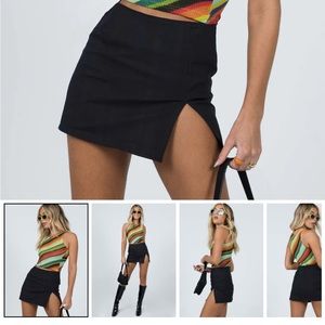 MOTEL PELMA SKIRT BLACK XXS